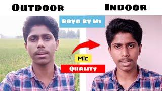 BOYA BY M1 വേറെ ലെവൽ സാധനം Good Output Quality | Boya M1 Unboxing & Mic Testing Indoor & Outdoor |