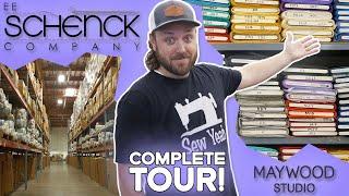 THE BIGGEST FABRIC WAREHOUSE | EE Schenck & Maywood Studio Tour