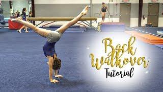 How To Do A Gymnastics Back Walkover| Leah SGG