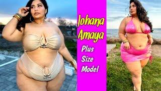 Johana Amaya FACTS BIOGRAPHY  Plus Size Fashion Model Brand Ambassador BBW MODEL