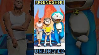 Nobita, Doreamon, Franklin Friendship, PROOF! Nobita kill Deadpool, the Flash, Kratos #shorts