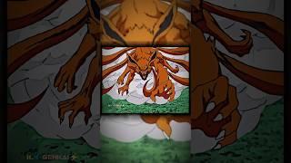 Transformation in 9tail  #naruto #feed #jesus #anime #kakashi #jiraiya #sharingan #tone
