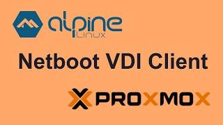 Netbooted Proxmox VDI Client!