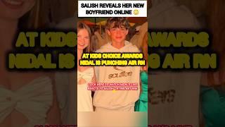 Salish Matter reveals her new boyfriend at kids choice awards#nalish #shorts #viral #trending #love