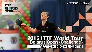 2016 Belarus Open Highlights: Saki Shibata vs Viktoria Pavlovich (Final)