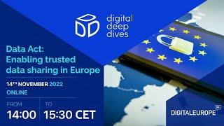 Digital Deep Dives | The Data Act: Enabling trusted data sharing in Europe