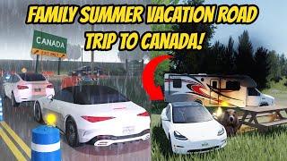 Greenville, Wisc Roblox l Summer Road Trip To Canada's Border *CAMPING* Roleplay