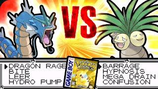 Tradeback Pokemon  Race - Is Red/ Blue Gyarados or Crystal Exeggutor faster in Pokemon Yellow?