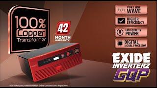 The Ultimate Power Backup Exide Inverterz GQP