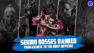 Sekiro BOSSES RANKED from EASIEST to HARDEST to Beat #sekiro #boss