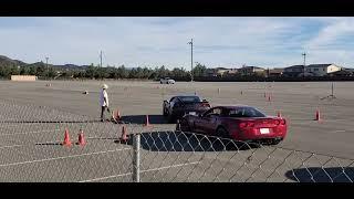 Corvette C7 Grand Sport SENDS IT at the Autocross! 1-27-24