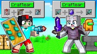 PASO MINECRAFT pero COMBINAMOS CUALQUIER ITEM (Ilegal) 