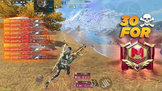 30 KILLS FOR LEGENDARY RANK in SOLO VS SQUAD | COD MOBILE !!