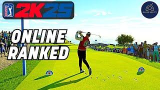 PGA TOUR 2K25 Online Ranked: EPIC FIRST MATCH!