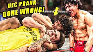 I Got KNOCKED OUT by UFC Fighter Raul Rosas After This INSANE Prank! (MUST WATCH)