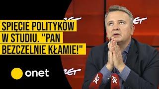 Spięcie polityków w studiu. "Pan bezczelnie kłamie!"