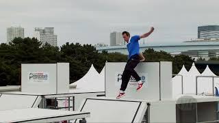 KOLMAKOV Bohdan (UKR) - 2022 Parkour Worlds, Tokyo (JPN) Qualification Parkour Freestyle Run 1