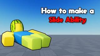 How to make a Slide in Roblox Studio 2024!