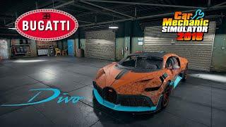 Restoration Bugatti Divo - Car Mechanic Simulator 2018