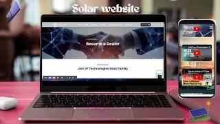 Solar Based website by Makdeveloper