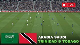  SAUDI ARABIA vs TRINIDAD & TOBAGO – LIVE  Gold Cup | Full Match Simulation eFootball