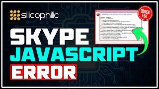 Fix Skype "A JavaScript Error Occurred in the Main Process" Error [Windows 11/10]