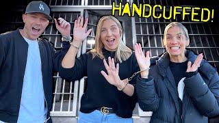 HANDCUFFED TO DAD V GIRLS! 