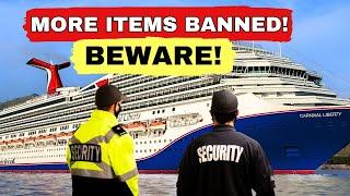 10 BANNED Cruise Ship Items - MUST KNOW UPDATED LIST 2024!