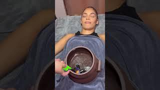 ASMR: Chinese Moxibustion with Belly Massage for Ovarian Care and Period Cramps! #shorts