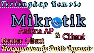 Cara Remote Antena Ap, Antena Client, Router Client Dari Jaringan Luar Menggunakan Ip Public Dynamic