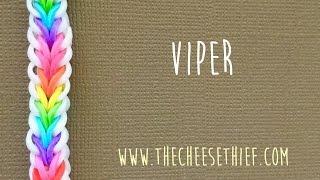 Rainbow loom bands Viper Fish Tutorial by TheCheeseThief