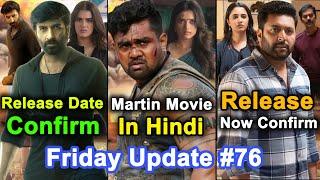 Martin Hindi Dubbed , Viswam Release Date , Indian 3 OTT, Devara Collection | Friday Update #76