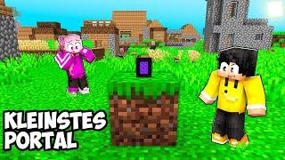 Wir finden das KLEINSTE PORTAL in Minecraft!