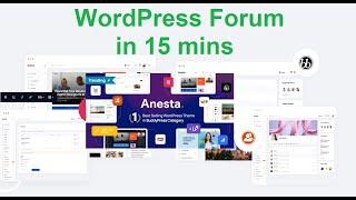 How to Create a Forum with WordPress (Anesta Theme + bbPress + BuddyPress plugins)