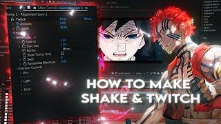 Easy Shake & Twitch in After Effects