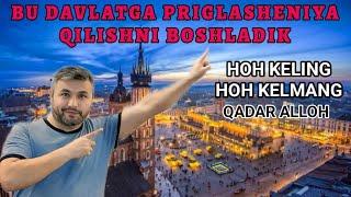 BU DAVLATGA VIZA QILISHNI BOSHLADIK