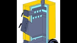 Твердотопливный котел длительного горения "Сан Эко"