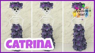 CATRINA DE CARTÓN DE HUEVO || RECICLADA || DIY