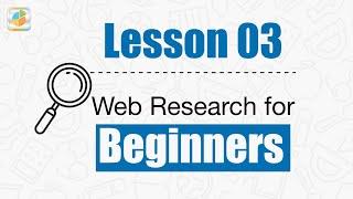 Excel Skills for Web Research: Lesson 03