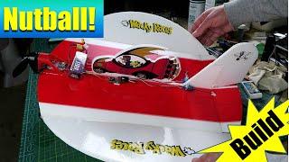 NutBall Simple RC Rudder Elevator Foamie Fun!