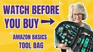 Amazon Basics Tool Bag | Perfect Gift for New Homeowner, Unique Christmas Gift, Graduate Gift