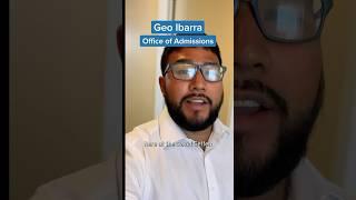 Meet admissions coordinator Geo Ibarra  #MedSchool