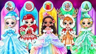 Christmas Fashion For Disney Princess | Best DIY Fashion Paper Dolls