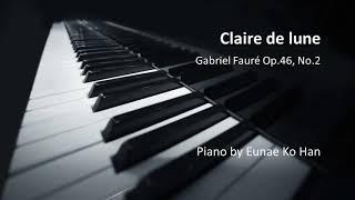 Clair de lune - G. Fauré, Op.46, No.2 (Piano Accompaniment)