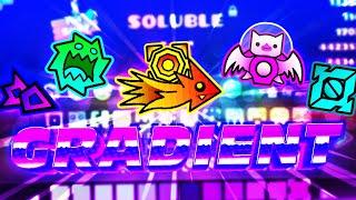 ALL ICONS WITH GRADIENT! | GRADIENT TEXTURE PACK (Medium & High) | Geometry Dash [2.11]