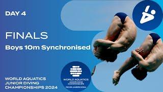 Boys 10m Synchronised | Day 4 | Finals | World Aquatics Junior Diving Championships 2024