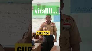 #viral guru seni pakai baju pramuka