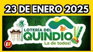 Resultado de la LOTERIA del QUINDIO del JUEVES 23 de enero de 2025  ULTIMO SORTEO