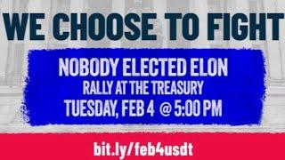 We Choose to Fight: Nobody Elected Elon!