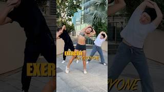 Exercise for everyone! Try it. Excellent for your spine, and, arms.